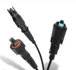 Waterproof Level IP67 Fibconet Connector for Outdoor FTTH FTTA RRU BBU