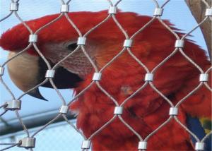 China Stainless Steel Wire Rope Mesh Fence / Bird Aviary Wire Mesh Netting for Protection on sale