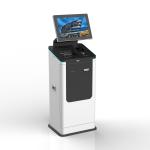 21.5 Inch Self Service Kiosks Hotel Room Key Dispenser With Passport Scanner /