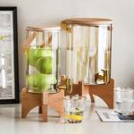 Drinkware Unisex Liquid Dispensers for Coffee Tea Fruit Juice Water Liquor Glass