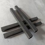 3K 6K 12K Square Carbon Fiber Tube High Stiffness Twill Plain Pattern