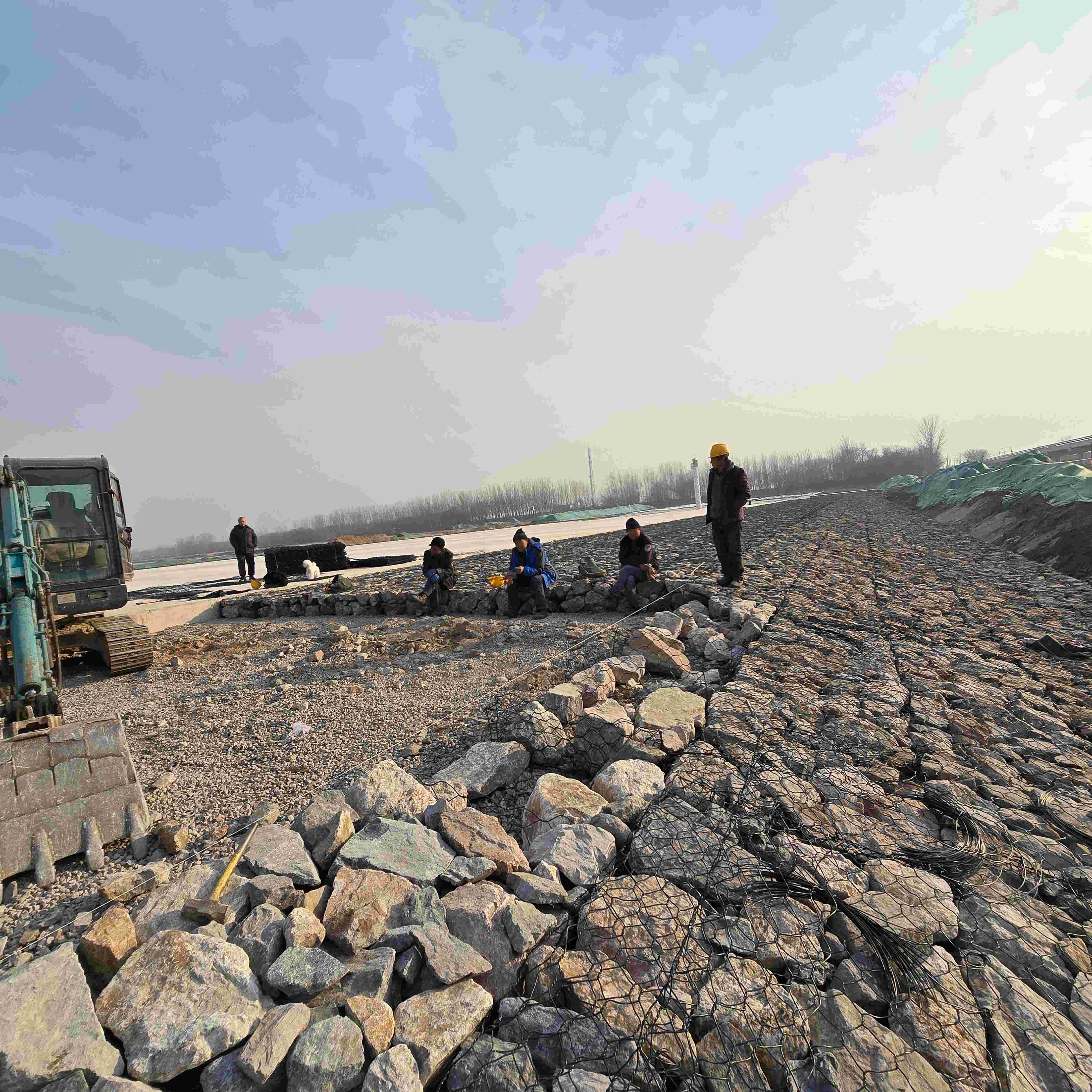 Hot Dip Galvanized Welded Gabion Basket for Retaining Walls