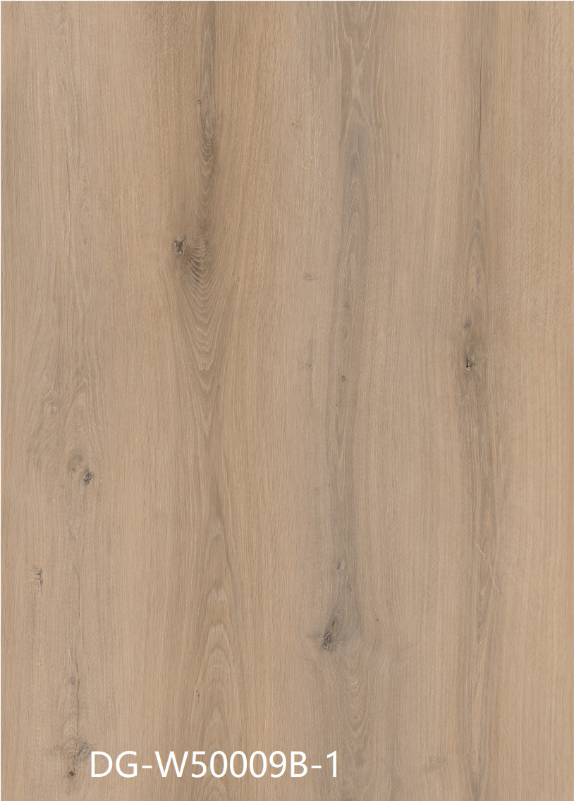 Eco Friendly Wood Grain Rigid Core SPC Fireproof Click Elegant Oak Burlywood