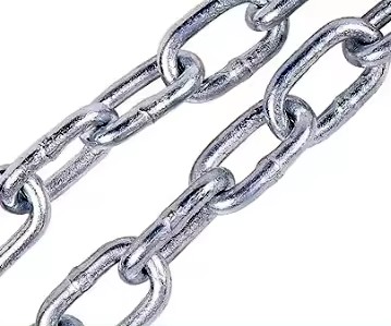 20Mn2 Trailer Stainless Steel Safety Chain With 2t Working Loadlimit And 7000lbs Break Length