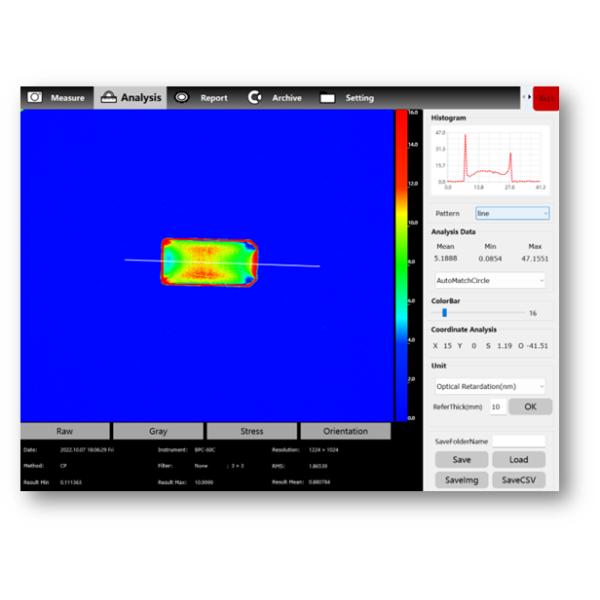Stress Birefringence Measurement System Detection Equipment In Semiconductor Industry