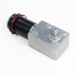 Carbon Brush DC Worm Gear Motors 24V High Torque Self Locking 195rpm