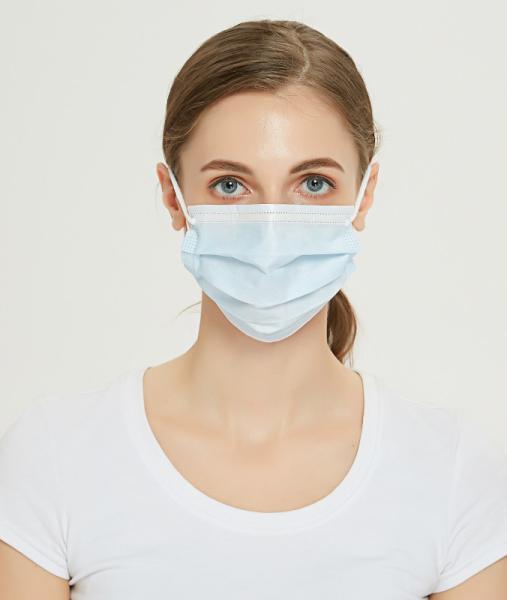 Secure Hypoallergenic Face Masks Disposable Non Medical 3 ply Face Mask Level 1