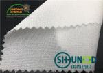 55GSM Fusible Woven Adhesive Liner /White Interlining In Garments