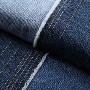 Wholesale 100% Cotton Jeans Rigid Denim Fabric Sustainable Recycled GRS Certificate from china suppliers