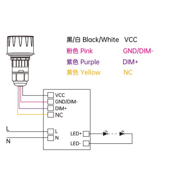 Dimming Along IP65 Photocell Daylight Sensor LCD Remote Control
