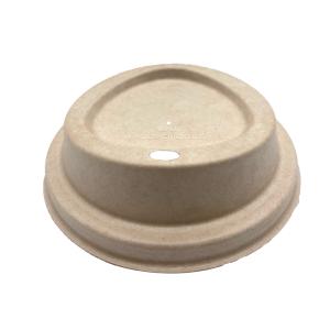 Wholesale Disposable Sugarcane Cup Lids, White Or Natural, For 8oz 12oz Soft Drink Coffee from china suppliers