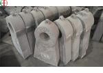 ISO9001 Cement Bimetallic Crusher Hammer Manganese Steel Casting