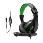 108dB Plastic Leather Omni LED Wired Gaming Headphone