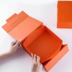Flap Custom Matte Black Luxury Foldable Hard Paper Magnetic Closure Gift Box for