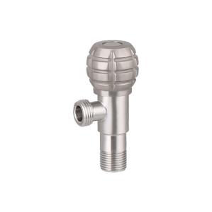 Wholesale Brushed Stainless Steel Angle Valve 1 Way Wash Basin Faucet Medium Temperature 185g from china suppliers