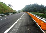Single Barrel Double Barrel Red Orange Color Available Guardrail Barrier
