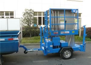 Wholesale 8m Platform Height Electric Man Lift Trailer mobile aerial work platform from china suppliers