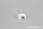 DEMOELE K-Type Round PE material natural color Cable Clip Wire and Cable Fixing