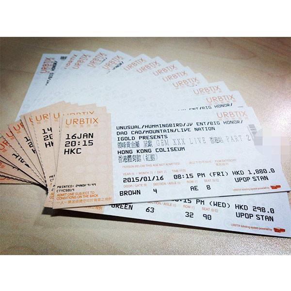Customized Event Ticket Printing,Bond Paper Roll Ticket Printing, Paper Ticket