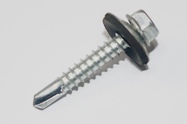 C1022 Steel Self Tapping Drywall Screws With EPDM Bonded Washer DIN 7504 Hex