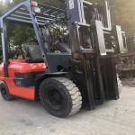 Diesel Tuel Toyota Used Forklift 3.5 Ton 3.5 Mast With Side Shift
