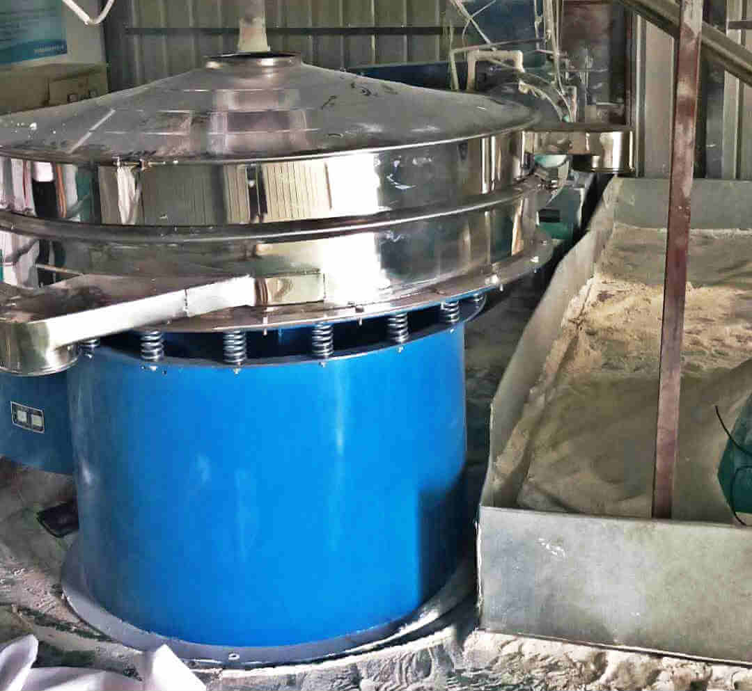 Stainless steel vibratory screening machine