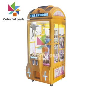 Wholesale Crystal Love Claw Crane Game arcade prize gift BV20 bill acceptor arcade toy crane claw machine from china suppliers