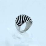 FAshion 316L Stainless Steel Ring With Enamel LRX226