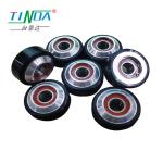 Heavy Duty Shock Resistant Frictionless Rubber Wheel , Rubber Roller Wheel for