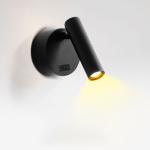 Wall mounted european style BJB switch 3W led reading wall light bedside indoor