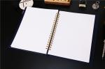 Extra Large Wire Personal Calendar Planner , O Binding PU Leather Custom Planner