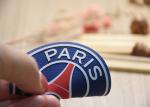 Customised Woven Labels With Silicone Logo Printing On Bottom For Garments