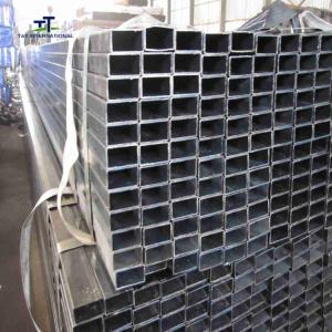 Wholesale GI Rectangular Hollow Pipe Wear Resistant Shock Proof For Shelter Structure from china suppliers