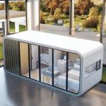 Tiny Apple Cabin House Outdoor 20FT Apple Office Pod Wind And Rain Resistant
