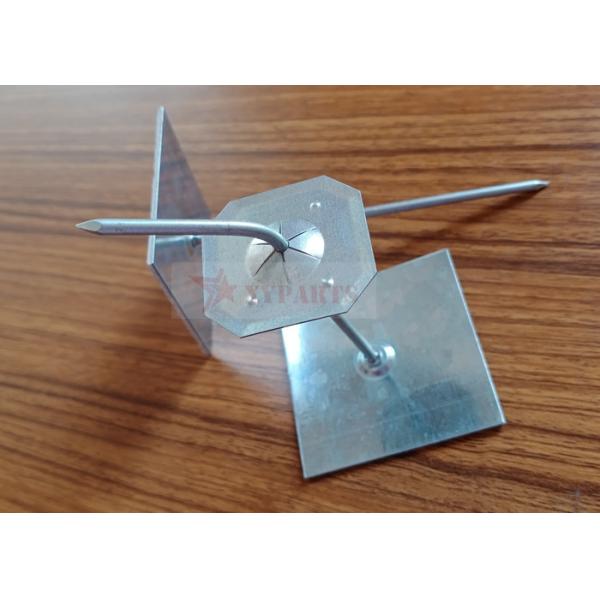 Galvanized Steel Self Stick Pins For Fixing Pre-Formed Insulation Material To Metal Duct