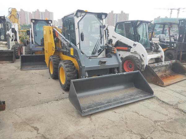Used 2019 Year Model Almost New Skid Steer Loader Liugong Clg375b Less Than 100