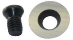 12mm Round Carbide Cutter Insert With Screws For DIY Woodworking Lathe