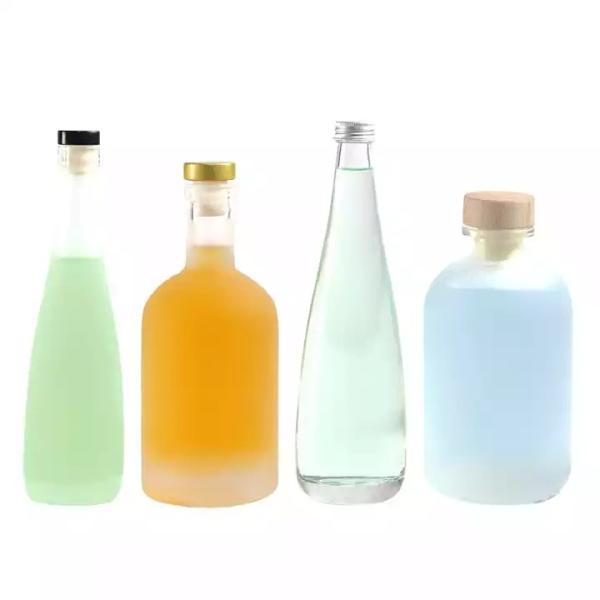 Custom Glass Bottle for Juice 750ml 1000ml 1500ml Empty Transparent PET Fruit
