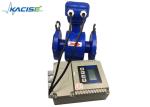 Battery Power Smart Electromagnetic Flow Meter High Accuracy Blue Color