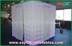 Wholesale Inflatable Led Photo Booth Green Background Inflatable Photo Booth 2.5 X 2.5 X 2.5m For Wedding / Event from china suppliers
