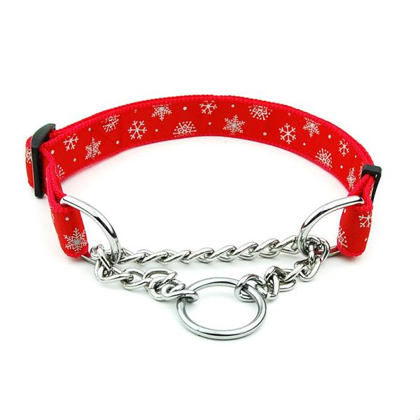 Amazon Best Seller Stainless Steel Pet Dog Collar Chain Christmas Dog Training Collar