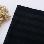 Combing Mercerized Cotton Fabric 21S 330g Stretchy Striped Knit Material