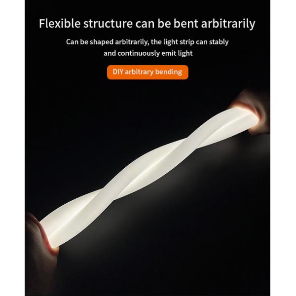 Silicone Circular Neon LED Flex 360° IP67 Waterproof Neon Flex Light Strip 5mm Width