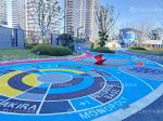 Gray Wetpour Rubber Crumb Surfacing Gray Rubber Flooring Materials Gray EPDM