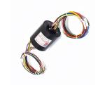 18 Circuit Through Hole Slip Ring , 12.7mm Mini Slip Ring For Radar Antenna