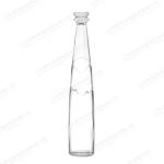 250ml 500ml Glass Vodka Bottle With Rubber Stopper Cap Customized For Spirits