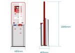 Touch Screen Self Ordering Kiosk Checkout Payment Terminal For Restaurant