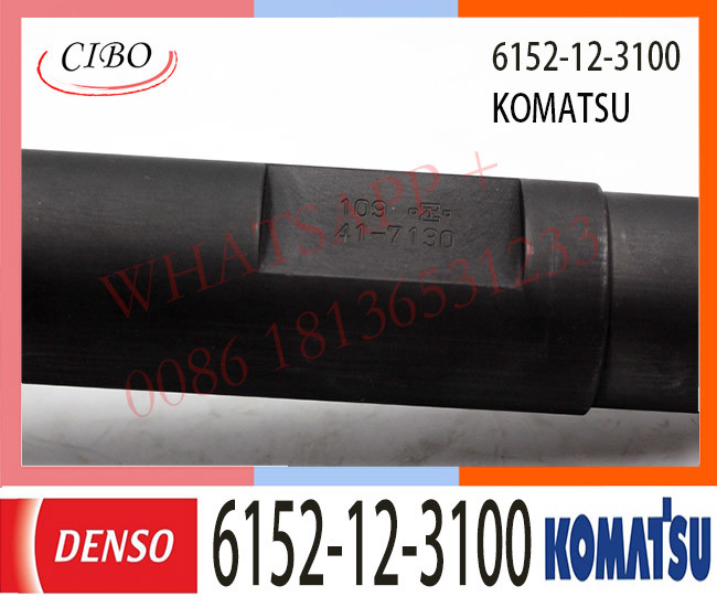 6152-12-3100 KOMATSU Diesel Engine Fuel Injector 6152-12-3100 6152-12-3110 6D125 Engine SA6D125E-2 PC400-6 WA470-3