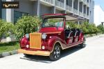 Luxury CE approved electric vintage car 12 seater golf cart in Roof with Jumper