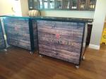 Aluminum Alloy Sgaier Mobile Cocktail Bar , Hotels Night Portable Mini Bar